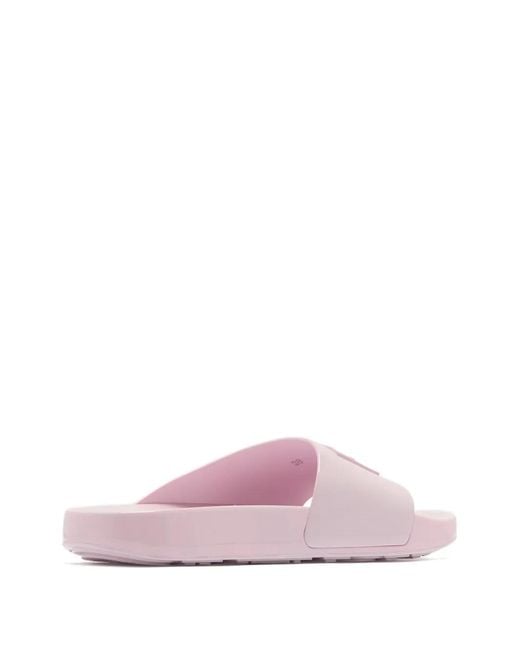 Givenchy Pink Logo-Embossed Sandals
