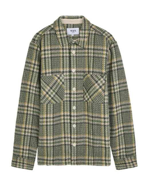Wax London Green Whiting Check Pocket Jacket for men