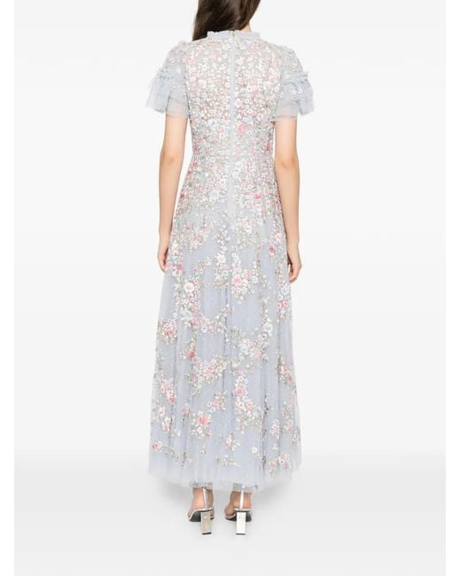 Needle & Thread Lunaria ドレス White