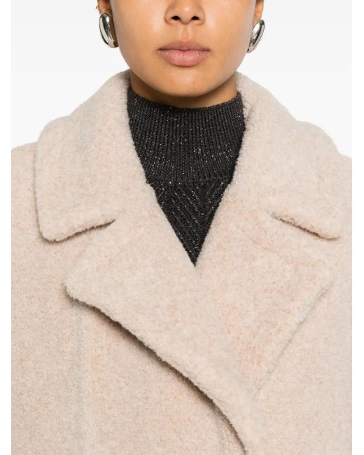 Herno Natural Double-Breasted Coat