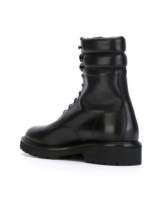 saint laurent paris combat boot