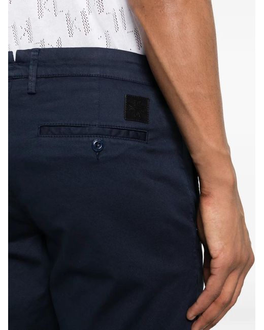 Jacob Cohen Blue Button Cotton Shorts for men