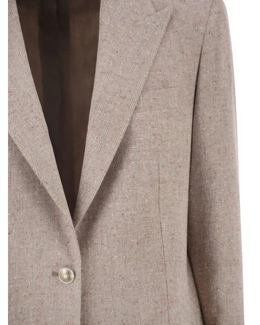 Tagliatore Natural Single-Breasted Blazer