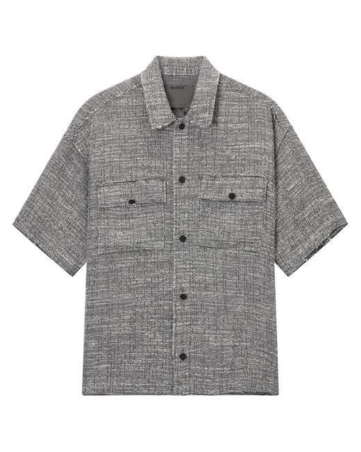 Musium Div. Gray Oversized Shirt for men