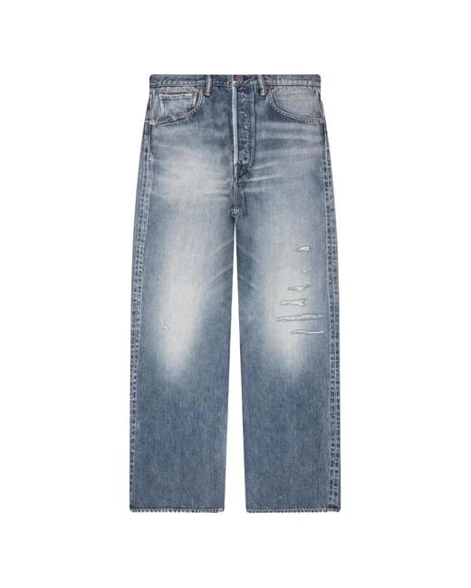 Visvim Blue Social Sculpture 01 Distressed Jeans for men