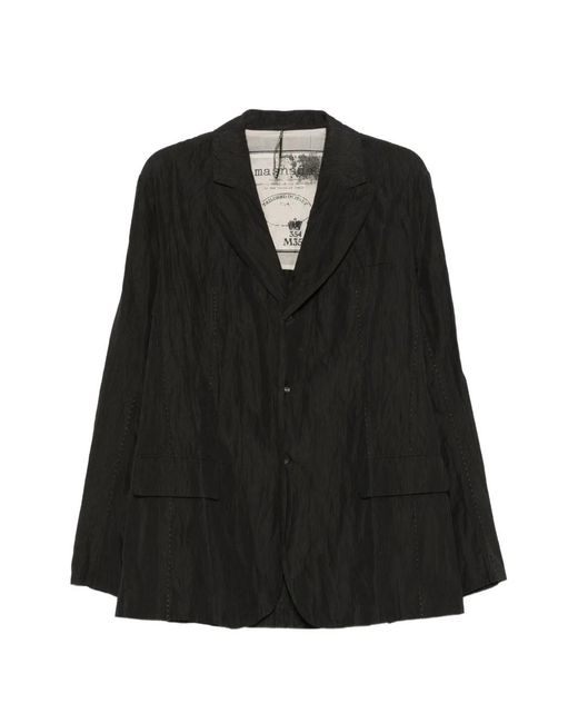 Masnada Gemustertes Sakko in Black für Herren