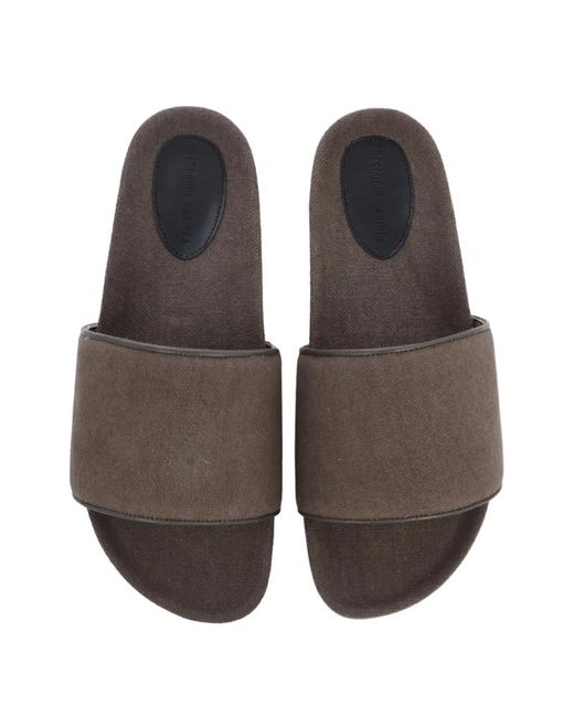 Frescobol Carioca Gray Renato Open-Toe Sandals for men