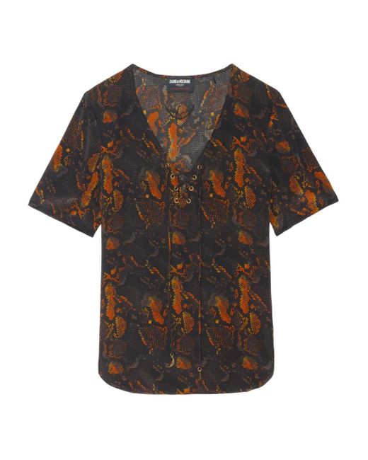 Zadig & Voltaire Black Terzo Blouse