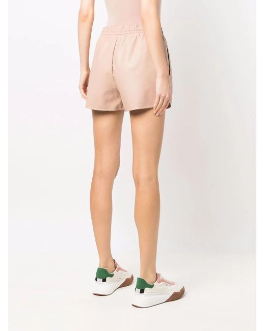 Stella McCartney Natural Alter Mat Track Shorts