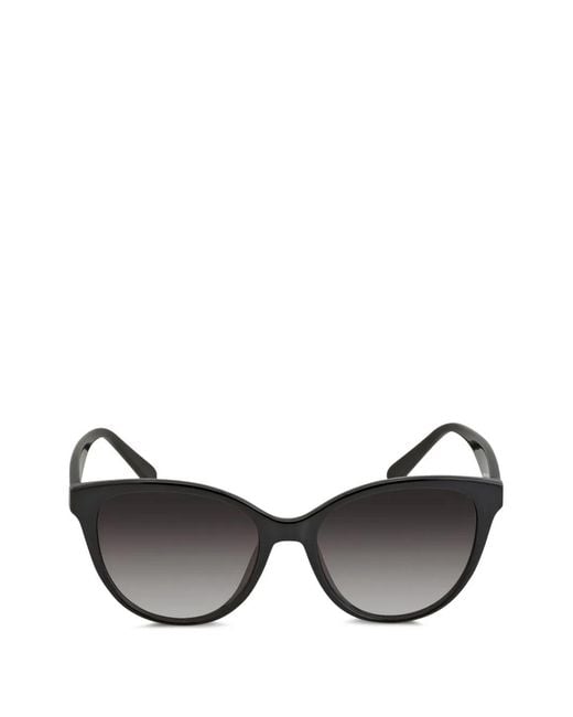 Ferragamo Black Salvatore Cat-Eye Sunglasses