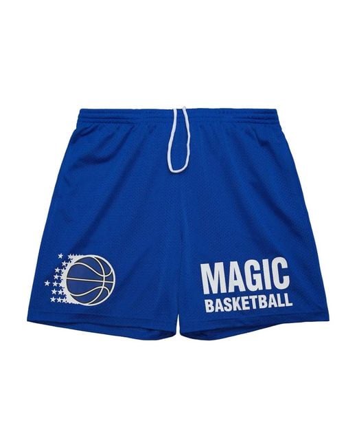 Mitchell & Ness Blue Orlando Magic Gameday Shorts for men