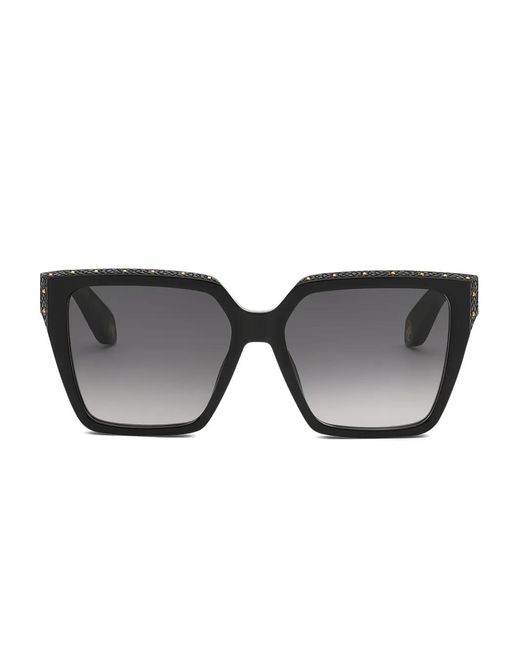 Roberto Cavalli Gray Square-Shape Sunglasses