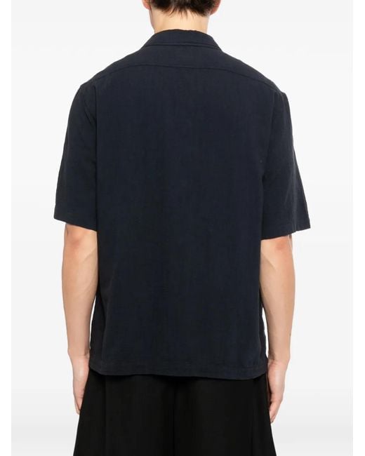 Barena Blue Ganzer Shirt for men