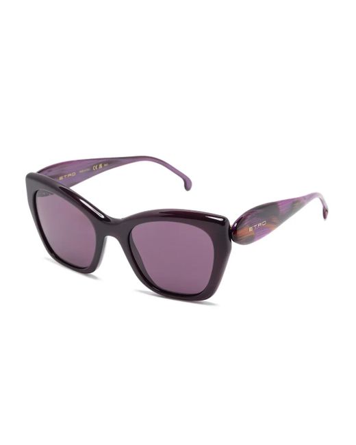 Etro Purple Cat-Eye Sunglasses