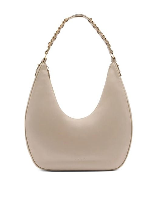 Liu Jo チェーントリム ショルダーバッグ L Natural
