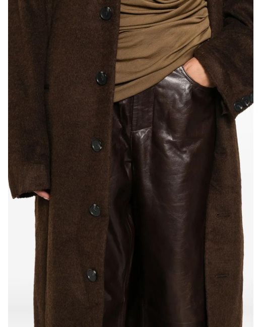 Entire studios Gray Leather Trousers