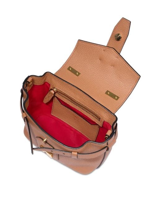 Lancel Brown Charlie Tote Bag