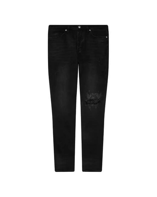Ksubi Black Van Winkle Asphalt Cherub Jeans for men