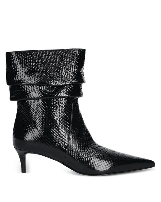 MICHAEL Michael Kors Black 50Mm Embossed Ankle Boots