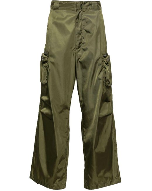 Pantalon ample à poches cargo Prada pour homme en coloris Green