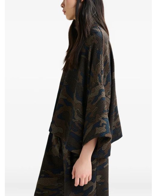 Blouse À Motif Camouflage Essentiel Antwerp en coloris Black