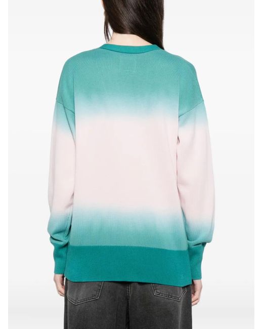SPORT b. by agnès b. Green Ombré-Effect Cardigan