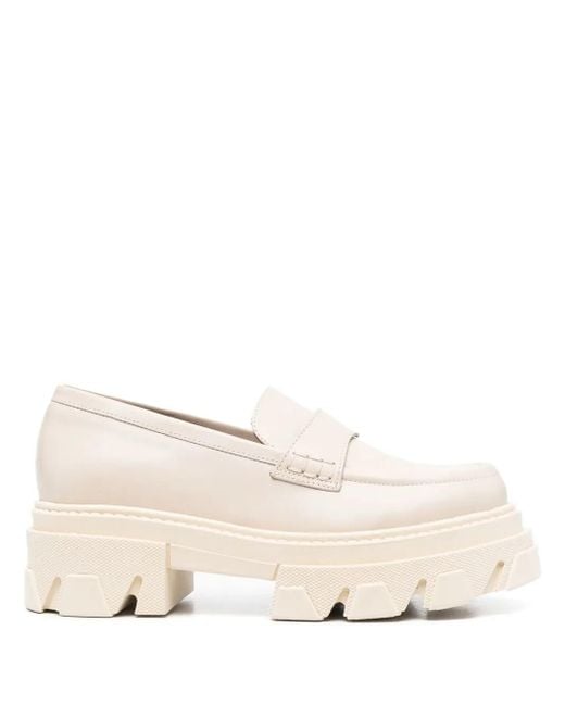 Alohas Natural Trailblazer 55Mm Leather Loafers
