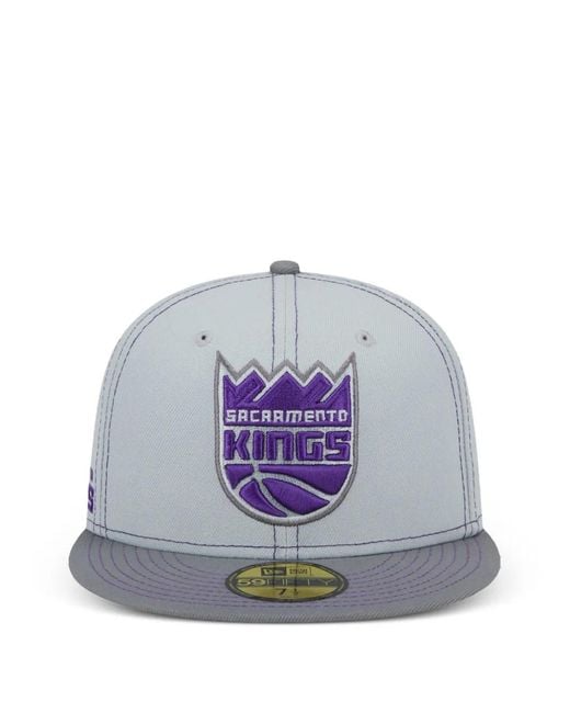 KTZ Gray 59Fifty Sacramento Kings Cap