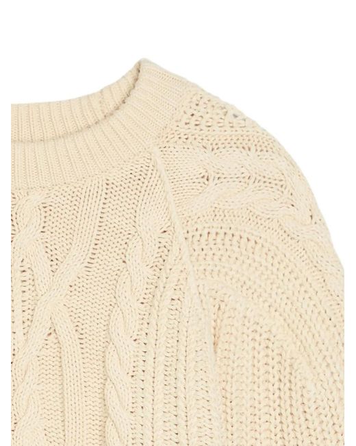 Free People Natural Frankie Cable Sweater