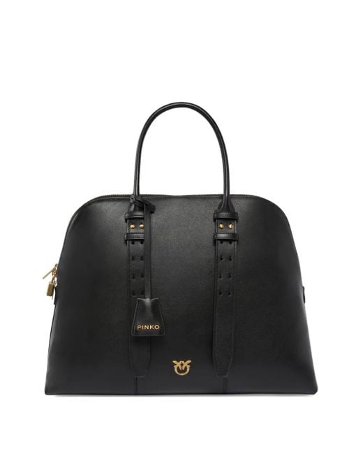 Pinko Black Handtasche Aus Leder