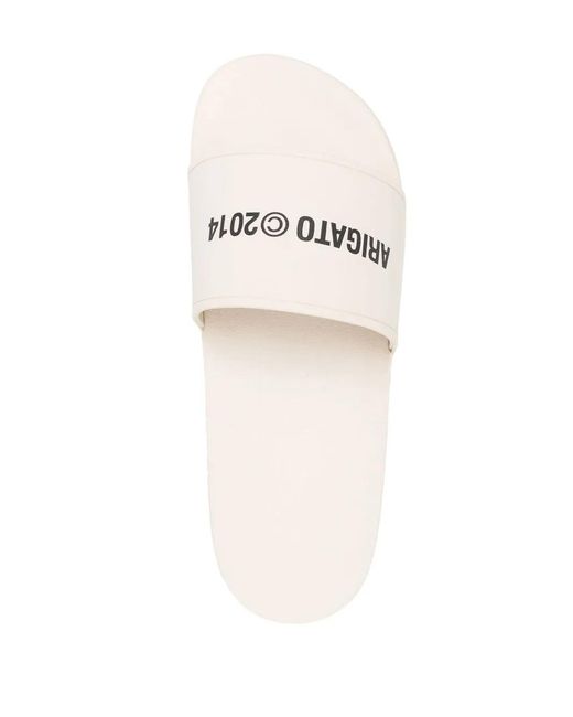 Axel Arigato Multicolor Logo-Print Pool Slides