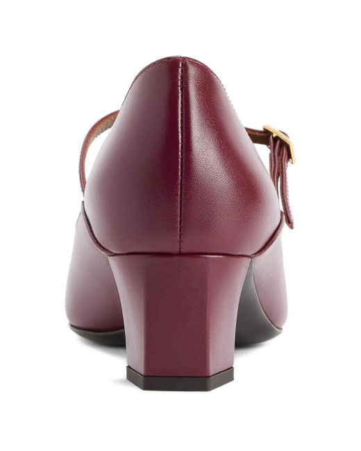 Giuseppe Zanotti Brown Ankle-Strap Metallic-Toe Pumps