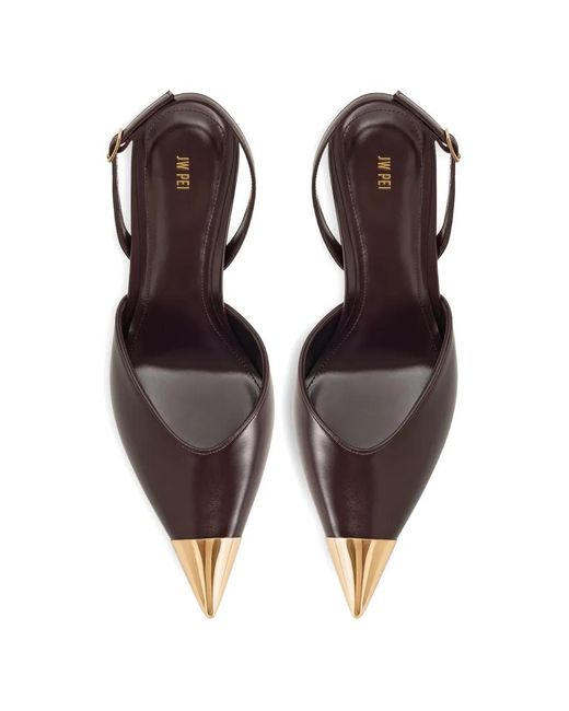 JW PEI White Savannah Slingback Pumps
