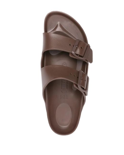 Birkenstock Brown Arizona Buckle Slides