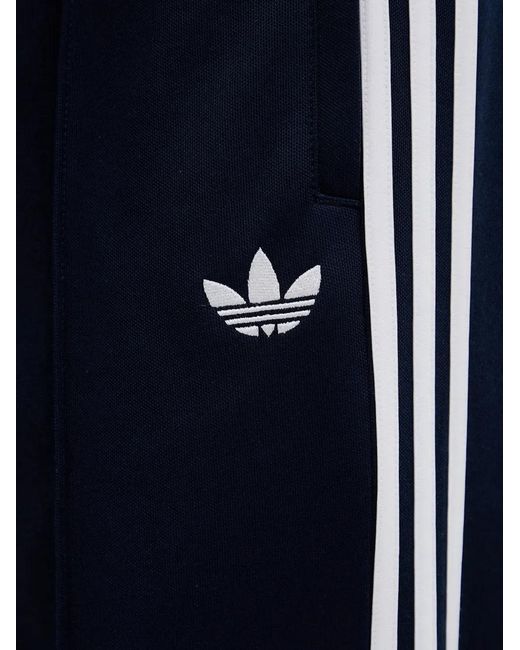 Adidas Blue Pantalon Rayé À Bande Logo for men