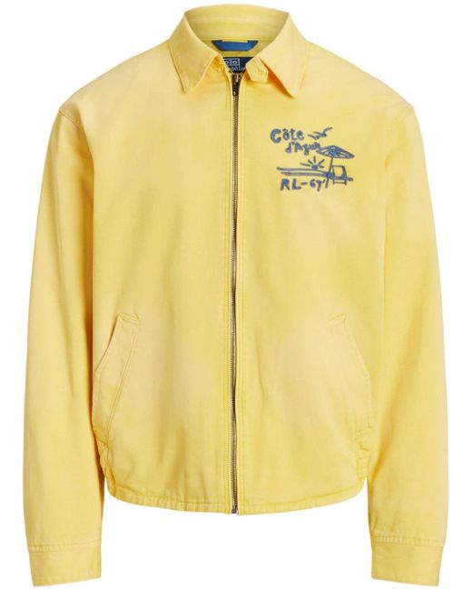 Polo Ralph Lauren Yellow Montauk Cotton Windbreaker for men