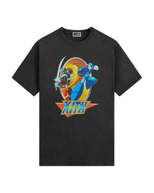 Kith Black X Capcom Mega Graphic T-Shirt for men