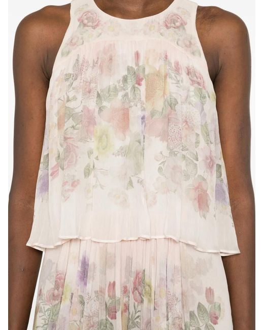 Twinset White Maxi Floral Dress