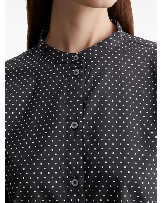 Marc O' Polo Black Polka Dot Button-Up Shirt