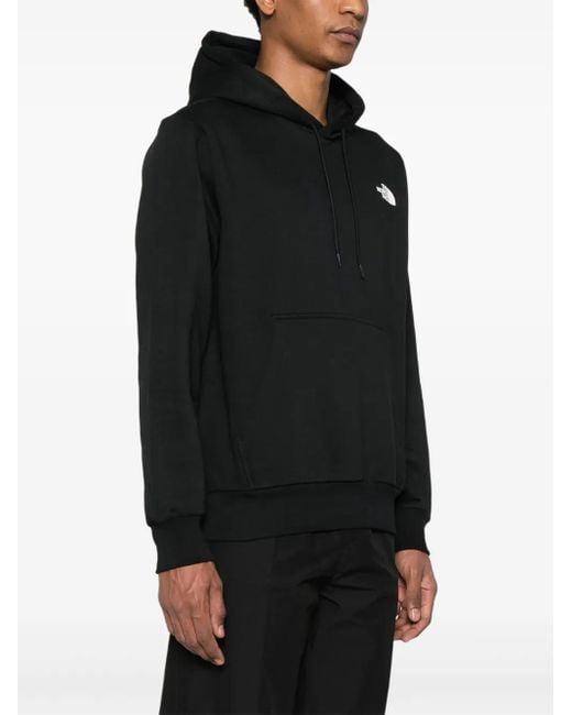 The North Face Black Logo Print Hoodie for men