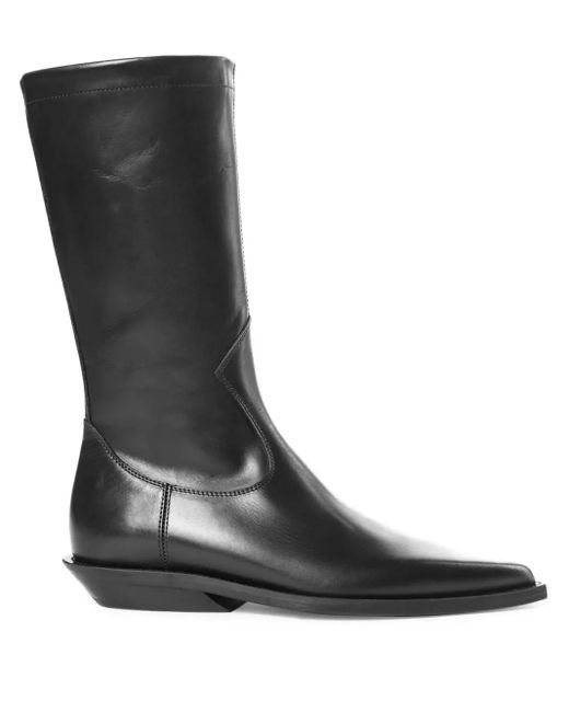 Stivali Cowboy Jani di Ann Demeulemeester in Black