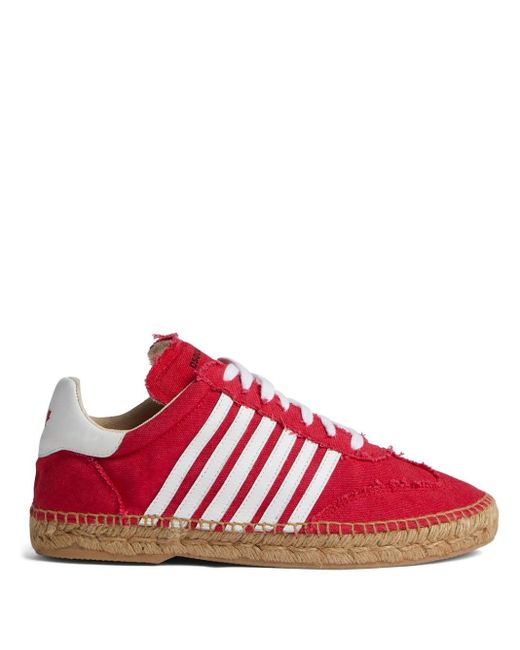 DSquared² Sneakers mit Streifen in Red für Herren