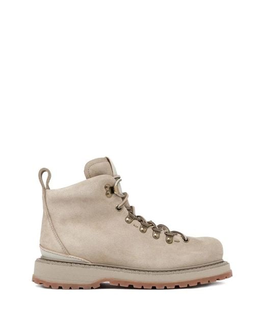 Buttero Natural Laced Ankle Boots