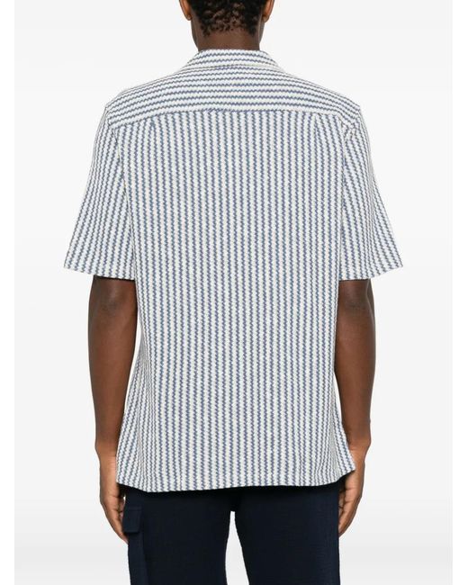 Mc2 Saint Barth Blue Kalea Shirt for men