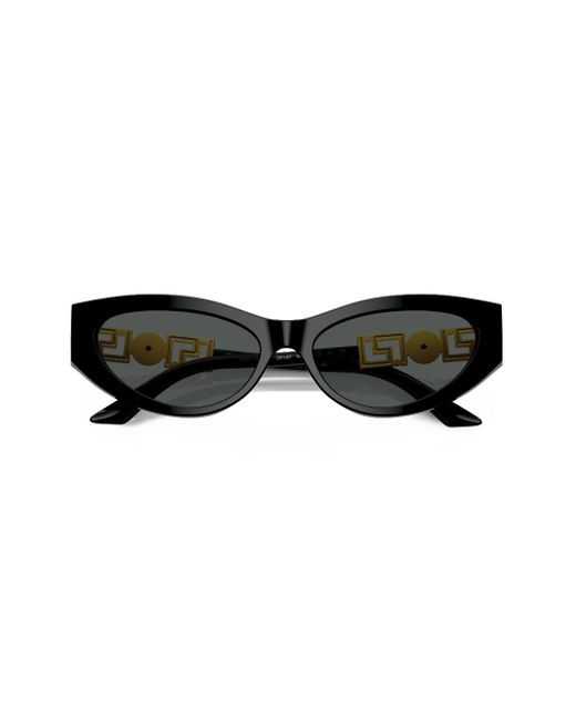 Versace Black Medusa Head Cat-eye Sunglasses