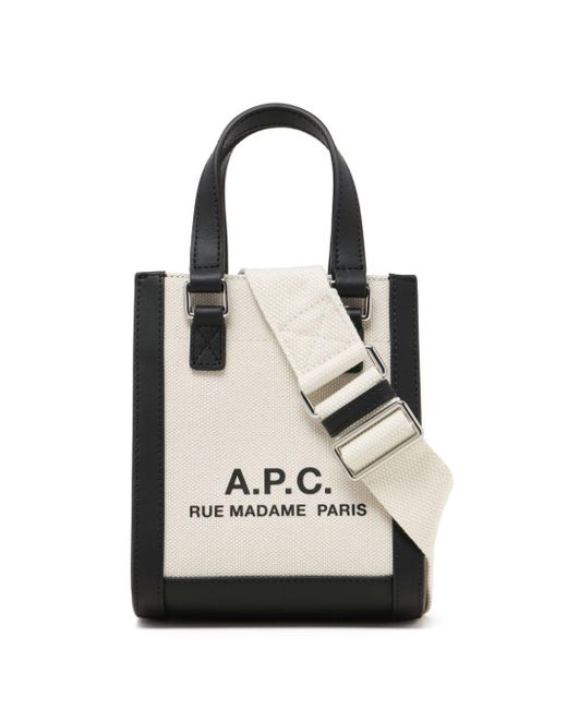 A.P.C. White Camille 2.0 Handtasche