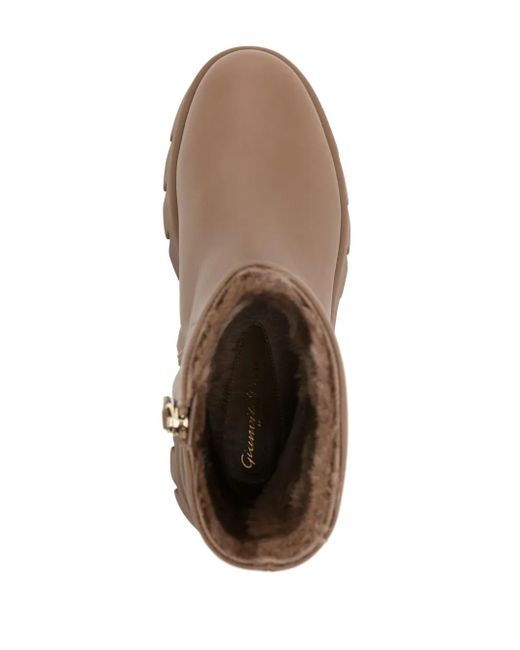Gianvito Rossi Brown Montey Leather Boots
