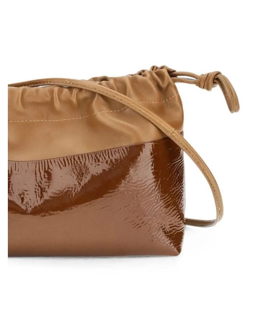 Pierre Hardy Brown Twin Clutch Shoulder Bag