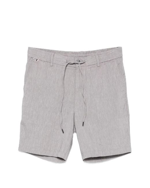 Boss Gray Kane Shorts for men