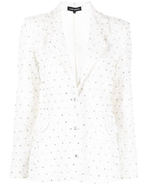 retrofete white sequin